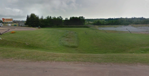 Photo of a road side ditch